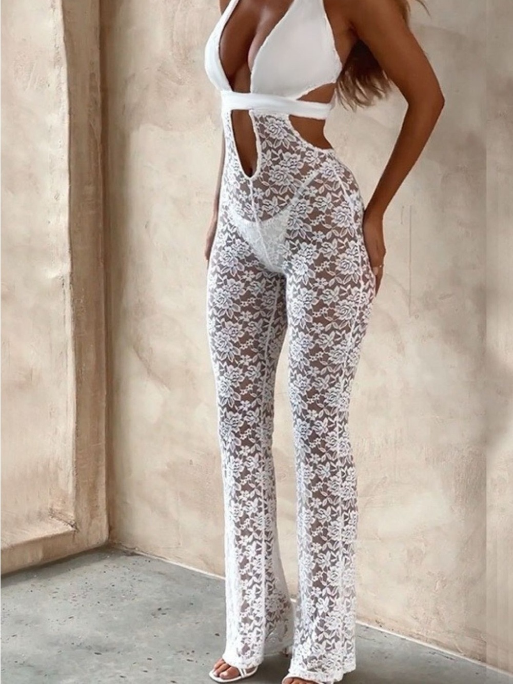 White jumpsuit